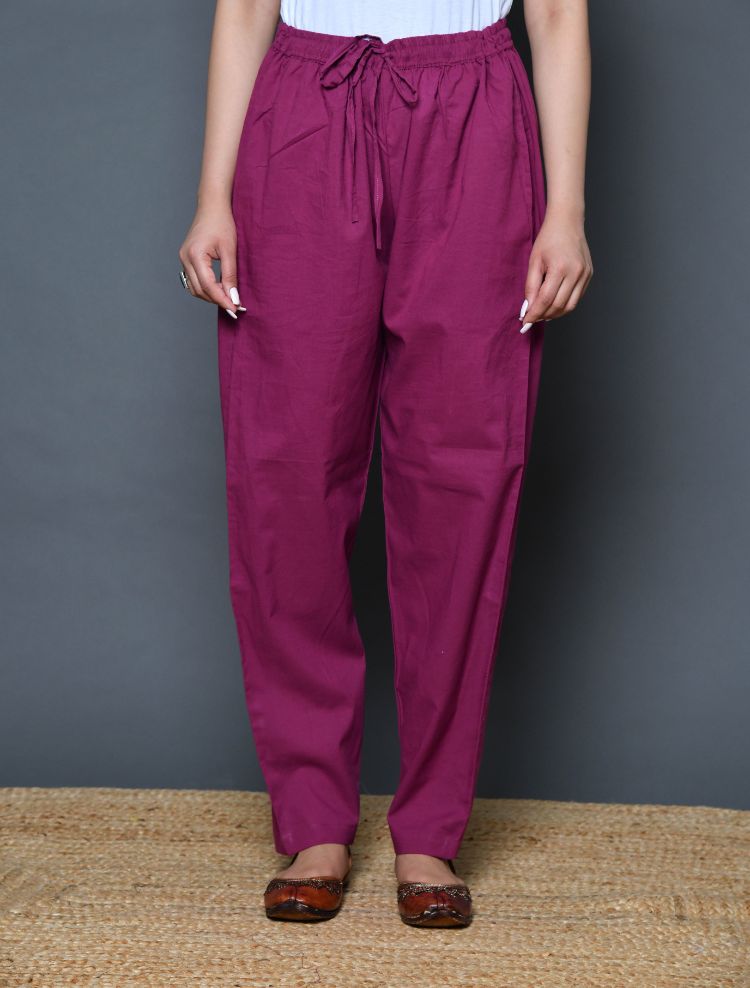 Buy Shararat Grey Cotton Printed Pyjamas for Women Online @ Tata CLiQ